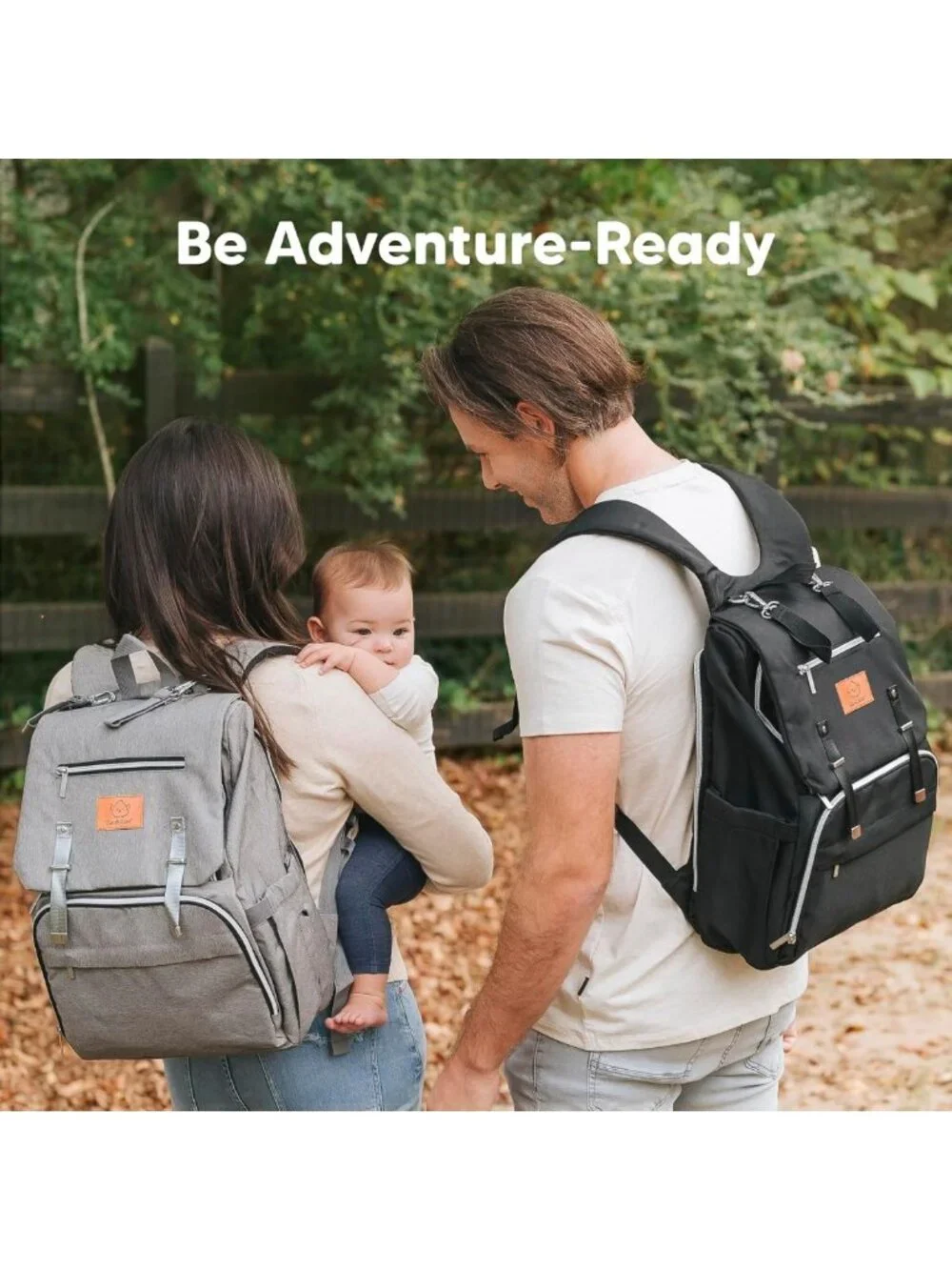 Stylish Waterproof Baby Diaper Bag Backpack with Changing Pad & Insulated